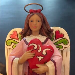 Jim Shore Heartwood Creek “Powerful is the Blessing of Love” Angel